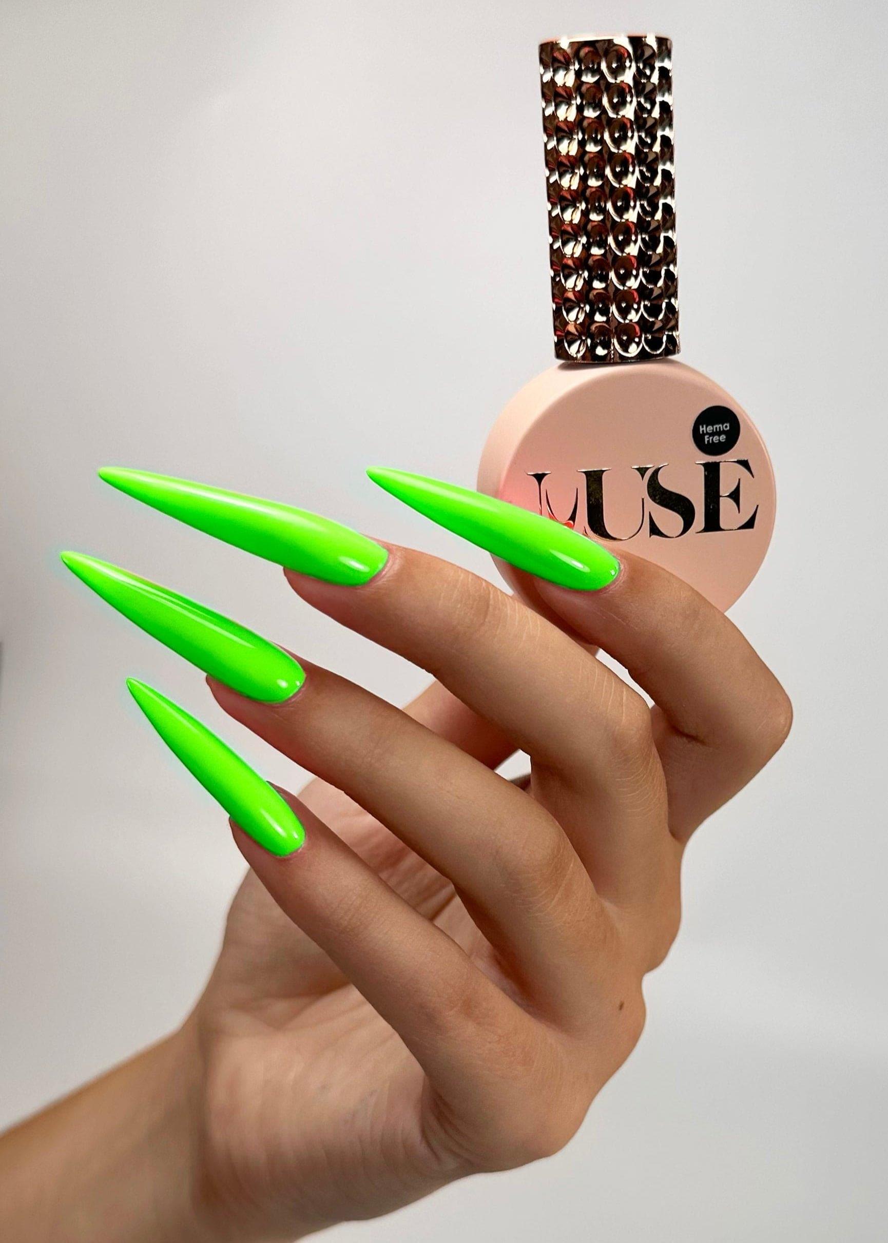 Light Neon Green Gel Polish for Vibrant Nails and Creative Nail Art
Bring a fresh, lively energy to your nail artistry with Muse Gel’s Light Neon Green Gel Polish. This vibrant shade is perfect for creating unique, standout nails that command attention. Tailored for both professional salons and independent nail technicians, our Light Neon Green gel polish delivers a highly pigmented, self-leveling formula that ensures smooth, even coverage with just one coat. Ideal for designing bold neon looks, tropical-i