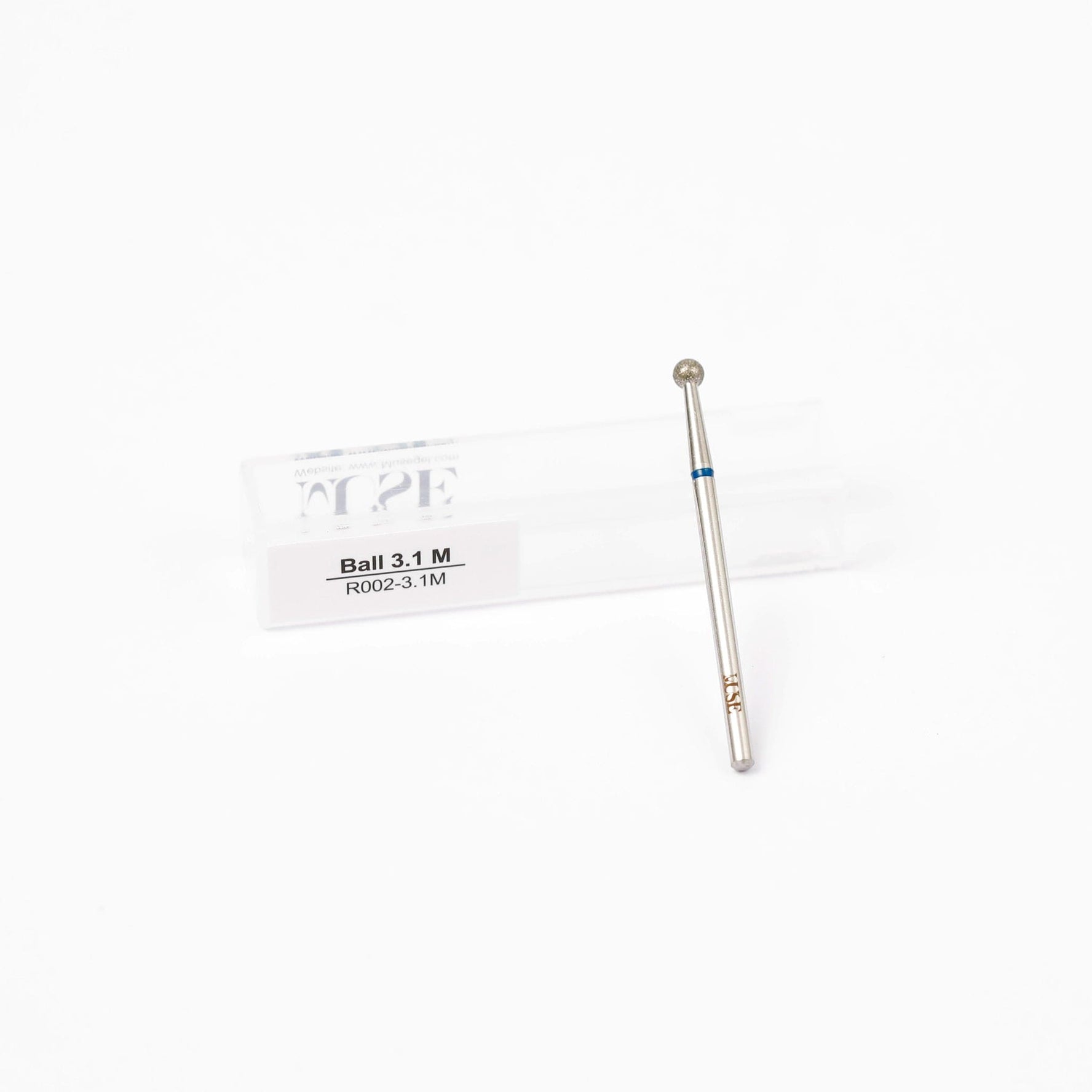 The Diamond Medium 3.1mm Ball-shaped Efile Bit, Made in Germany, is designed for professional use only. Ideal for cuticle care and refining the nail bed, this high-quality tool offers medium precision, durability, and long-lasting performance.