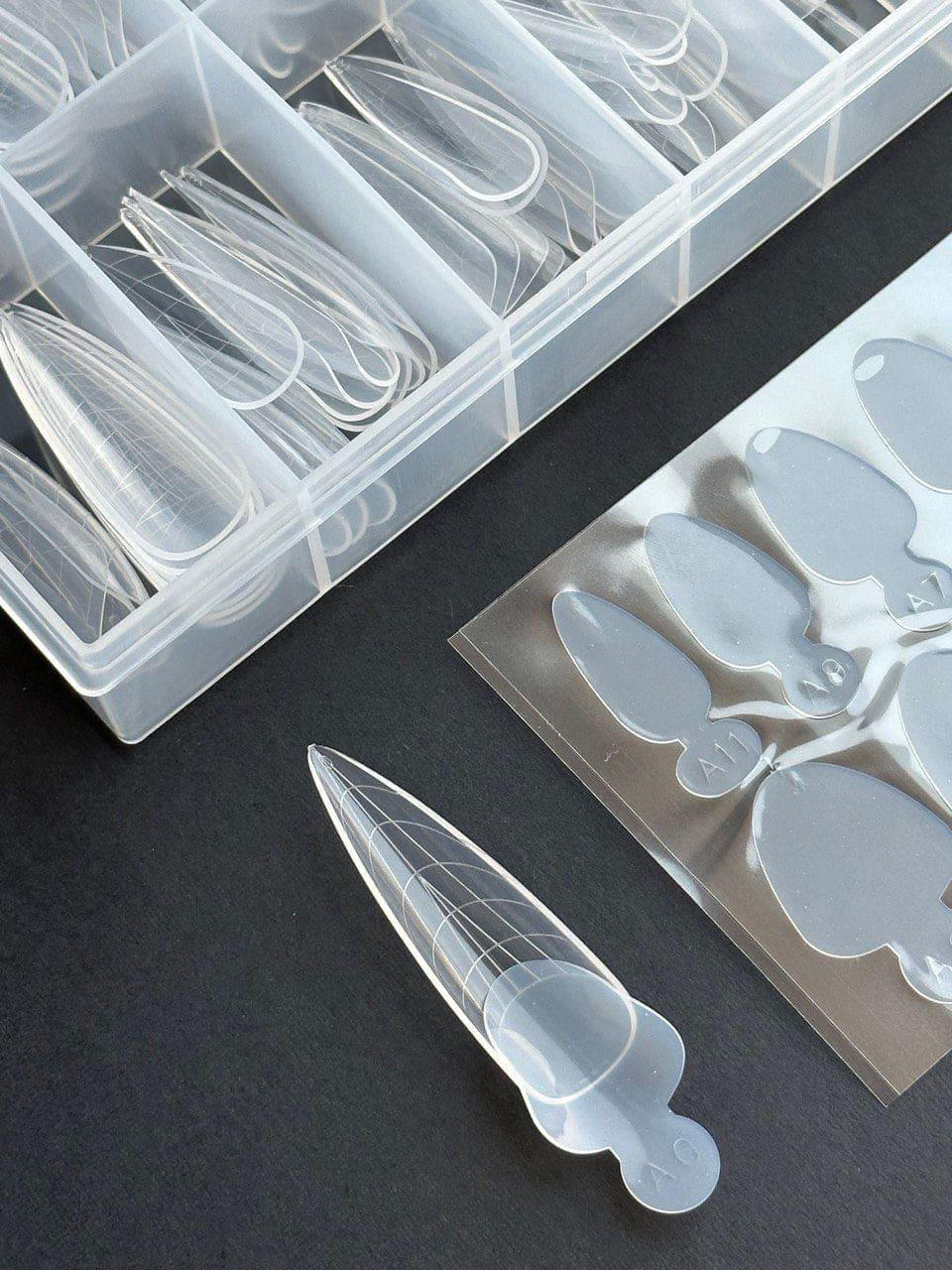 Universal Dual forms Kit – Type 1 – Classic Almond, Oval, Stilleto + silicon Dual French guides