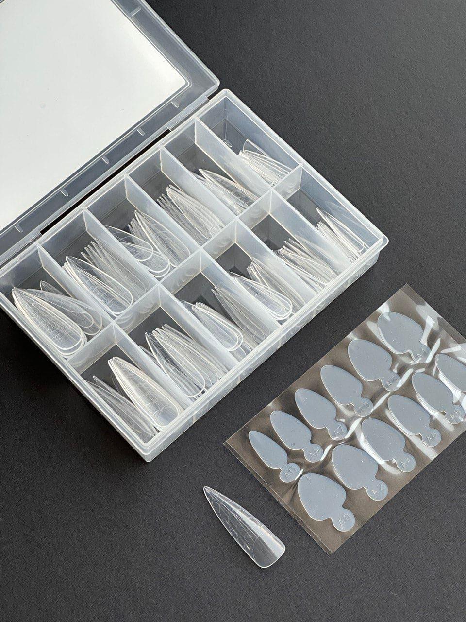 Universal Dual forms Kit – Type 1 – Classic Almond, Oval, Stilleto + silicon Dual French guides