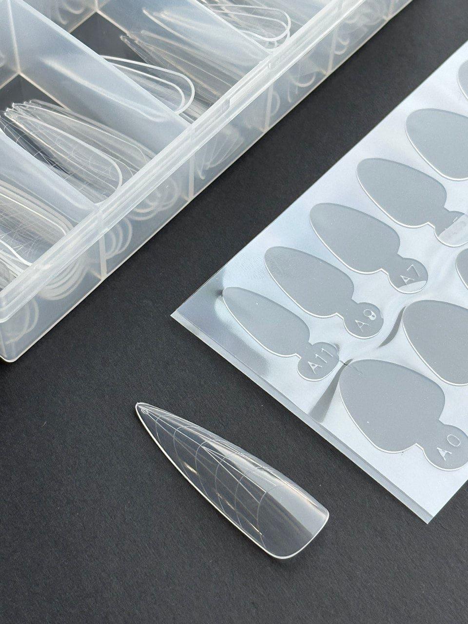 Universal Dual forms Kit – Type 1 – Classic Almond, Oval, Stilleto + silicon Dual French guides