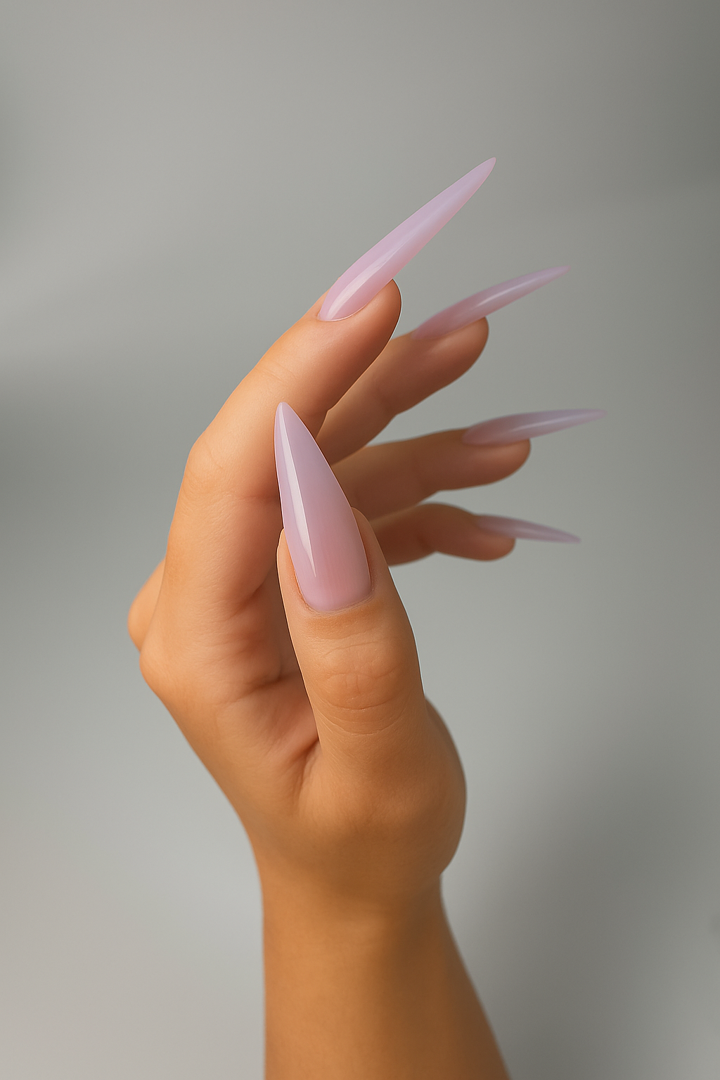 #1 Light Natural Lilac is a soft, cool-toned pastel with a natural, elegant transparency that elevates any nail style. This shade blends a barely-there lilac glow with a clean, natural finish — the perfect balance between colour and subtlety.

The semi-transparent tone makes it ideal for minimalist nail designs, luxury natural sets, and soft-glam manicures that look effortlessly polished.