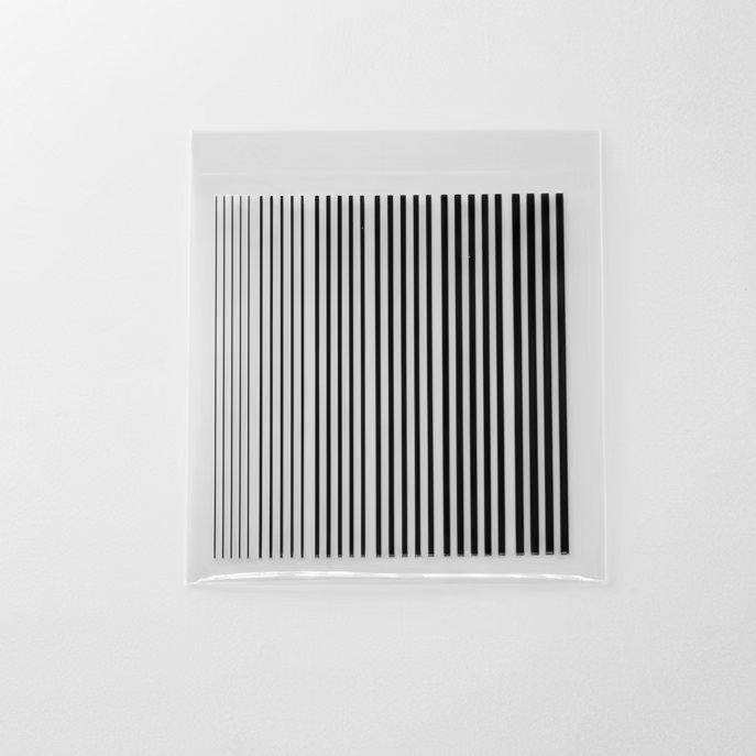 Black line nail art sticker for gel and acrylic nails