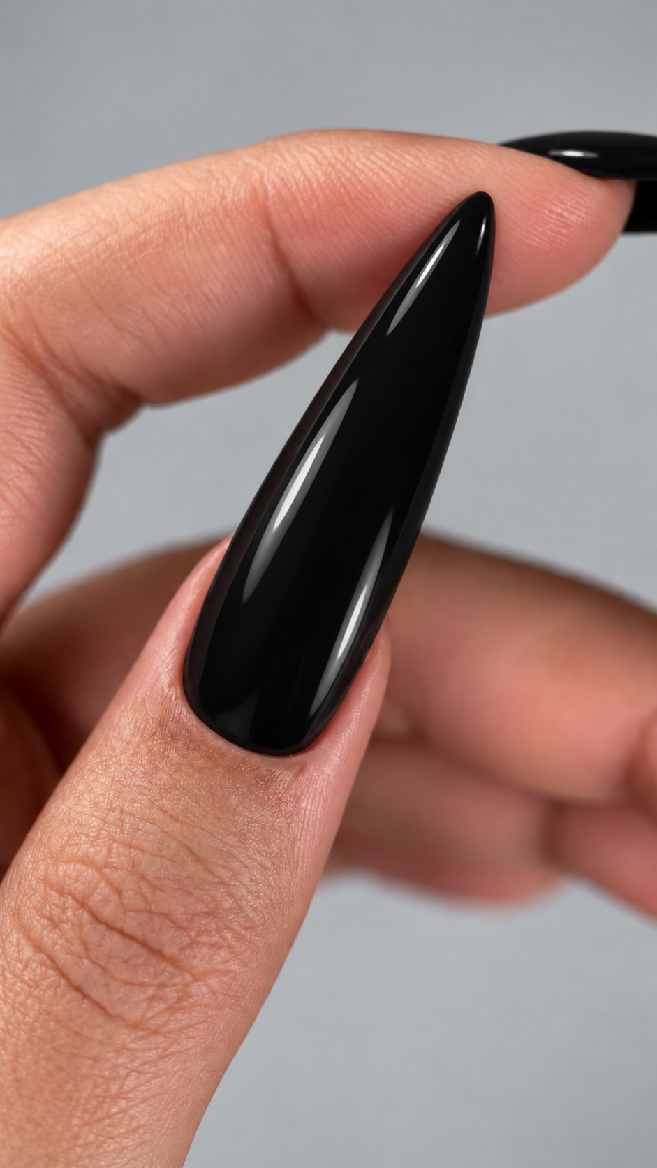 High-gloss gel nails finished with Muse The Perfect Gloss Top no-wipe scratch-resistant top coat