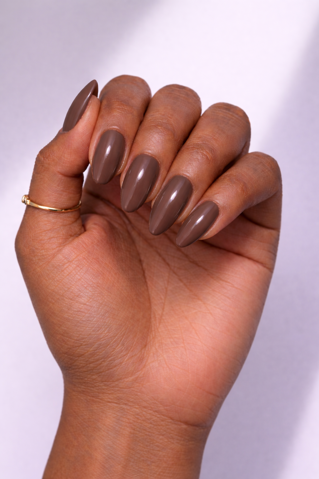 Deep chocolate brown gel polish – HEMA & TPO Free by Muse