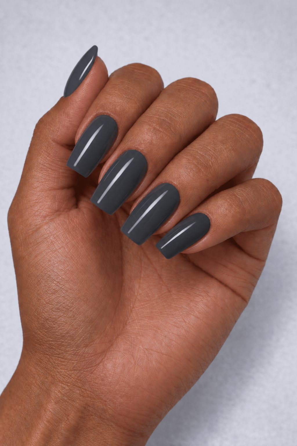 Muse Gel Polish #65 dark graphite grey HEMA and TPO-free professional gel nail polish