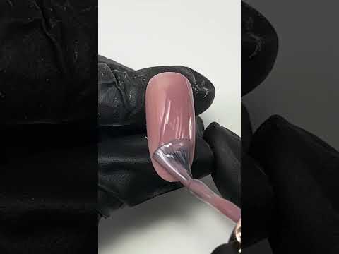 Swatch of Dusty Rose Nude Nail Base Gel showcasing a smooth, glossy finish.